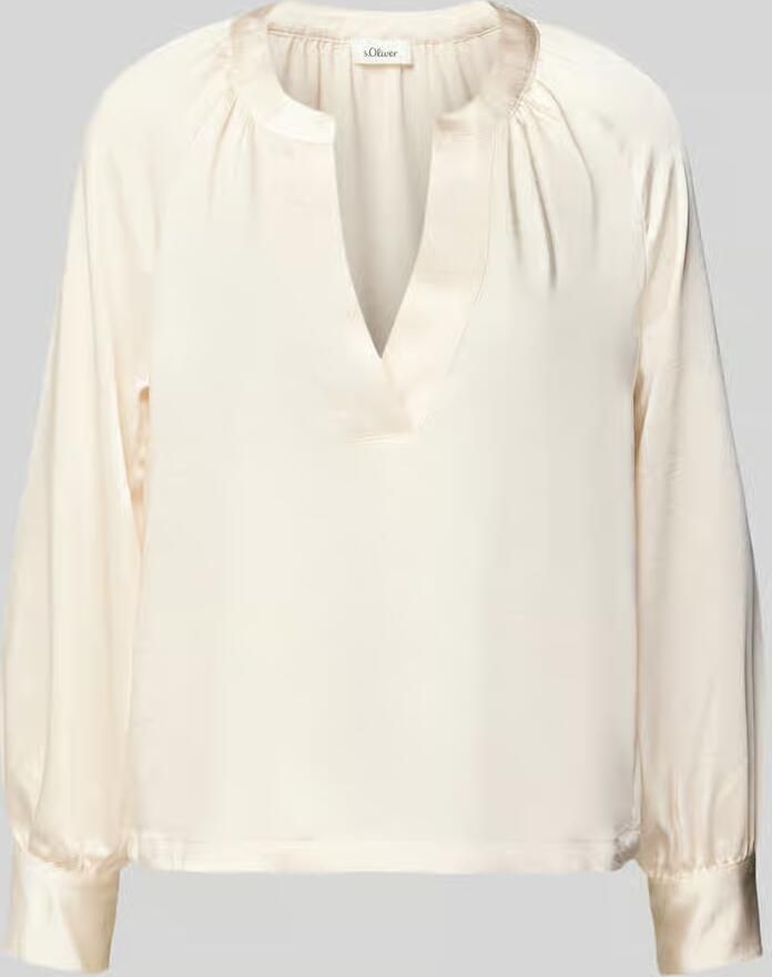S.Oliver RED LABEL Oversized blousetop met cacharelplooi - Foto 2