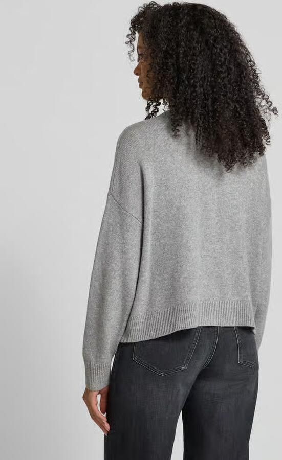 S.Oliver RED LABEL Oversized gebreid jack van katoenmix - Foto 3