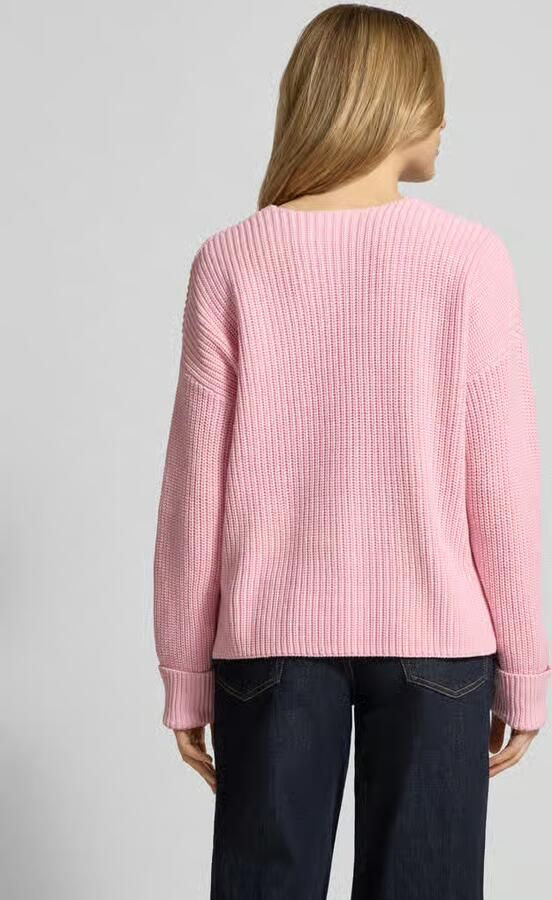 S.Oliver RED LABEL Oversized gebreide pullover van Katoenmix - Foto 3