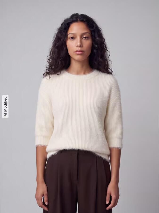 S.Oliver RED LABEL Pullover met halflange mouwen - Foto 3