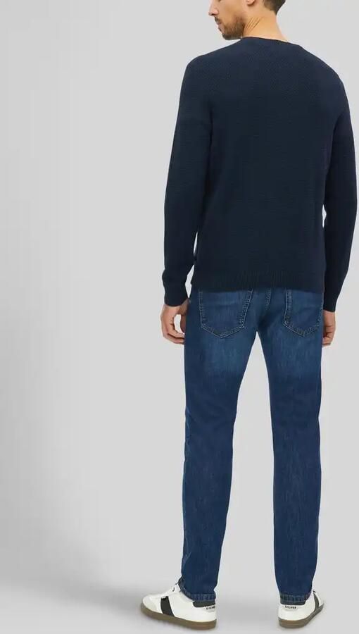 S.Oliver RED LABEL Pullover met structuurbrei-look van pure katoen - Foto 4