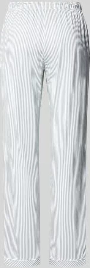 S.Oliver RED LABEL Pyjamabroek van een mix van katoen en viscose met streepmotief