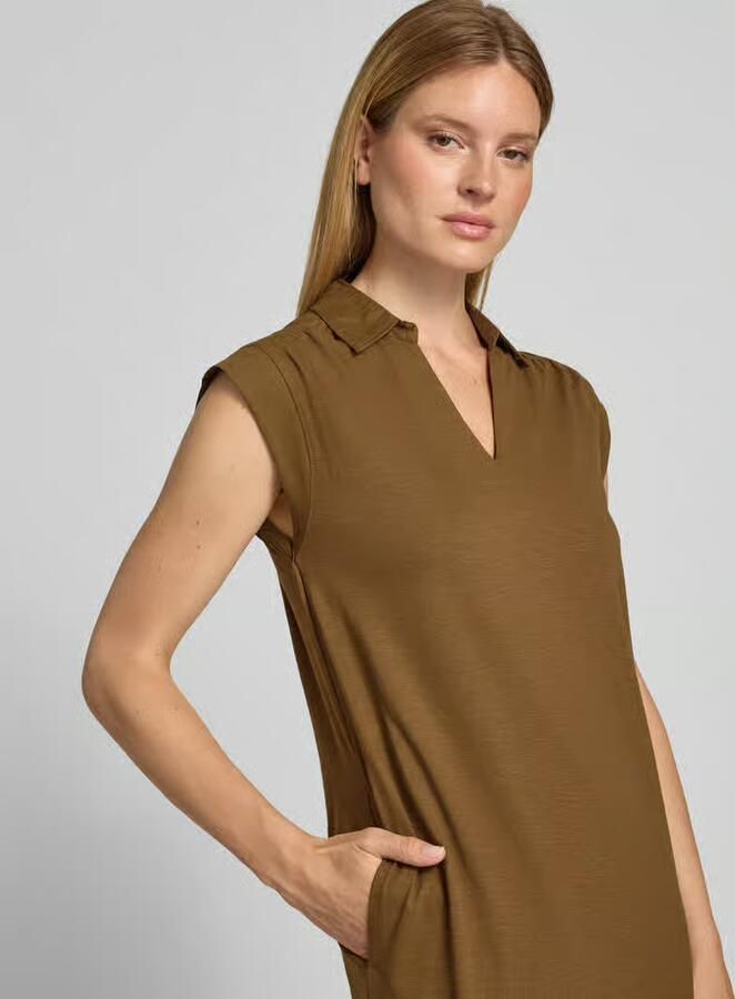 S.Oliver RED LABEL Rechte vrijetijdsjurk van puur katoen - Foto 4
