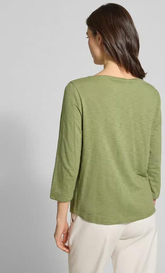 S.Oliver RED LABEL Regular fit shirt met 3 4-mouwen van puur katoen - Foto 5