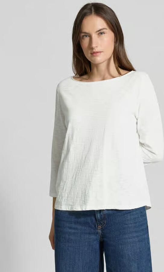 S.Oliver RED LABEL Relaxed fit T-shirt met 3 4-mouwen van puur katoen - Foto 10