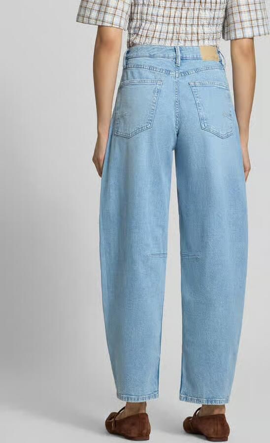 S.Oliver RED LABEL Regular fit barrel jeans van katoenmix - Foto 3