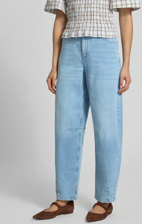 S.Oliver RED LABEL Regular fit barrel jeans van katoenmix - Foto 4