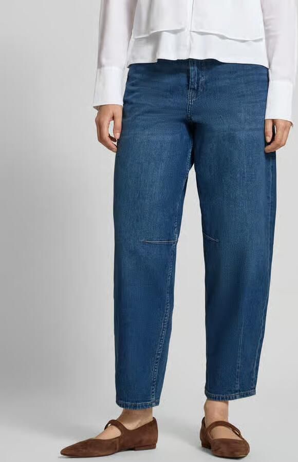 S.Oliver RED LABEL Regular fit barrel jeans van katoenmix - Foto 4