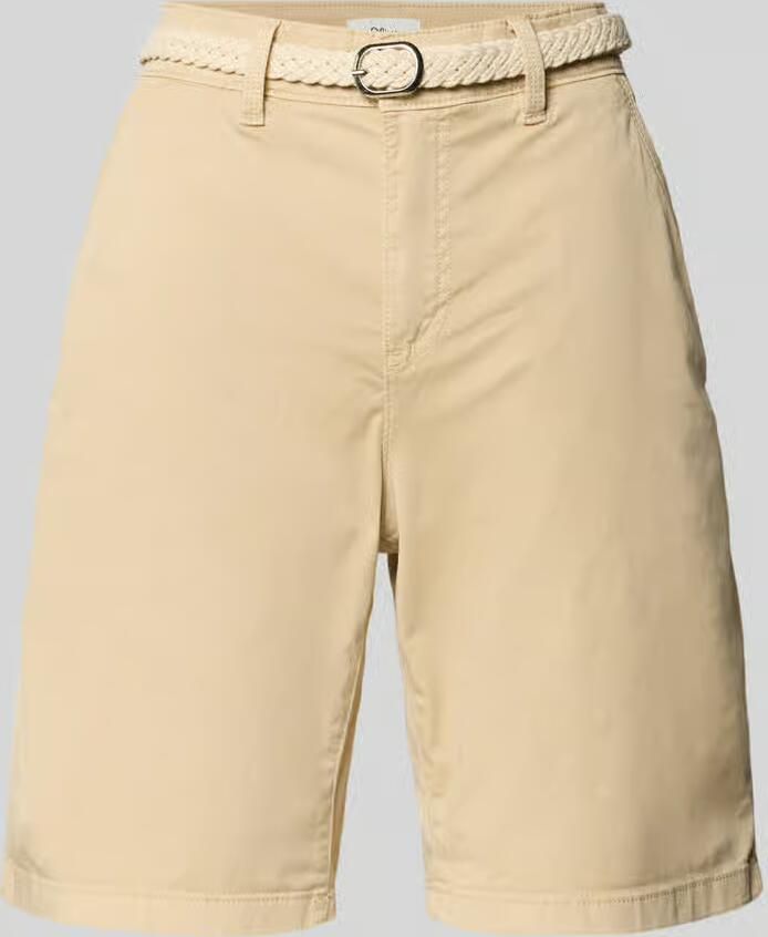 S.Oliver RED LABEL regular fit bermuda s van katoenmix - Foto 5