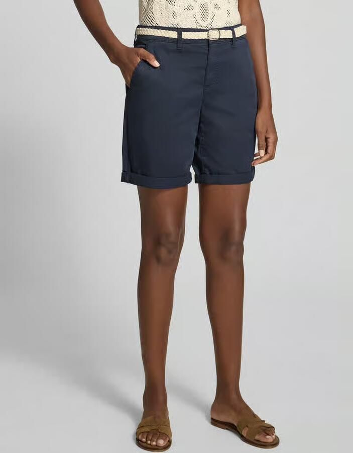 S.Oliver RED LABEL regular fit bermuda s van katoenmix - Foto 4