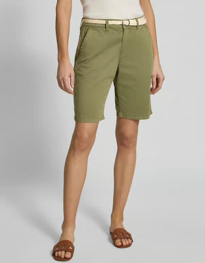 S.Oliver RED LABEL regular fit bermuda s van katoenmix - Foto 4