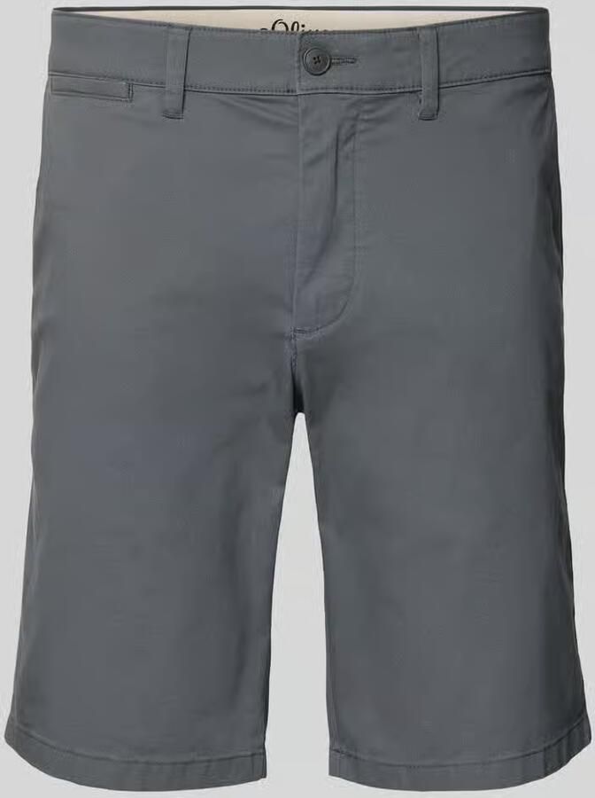 S.Oliver RED LABEL regular fit bermuda van katoenmix model 'PHOENIX' - Foto 5