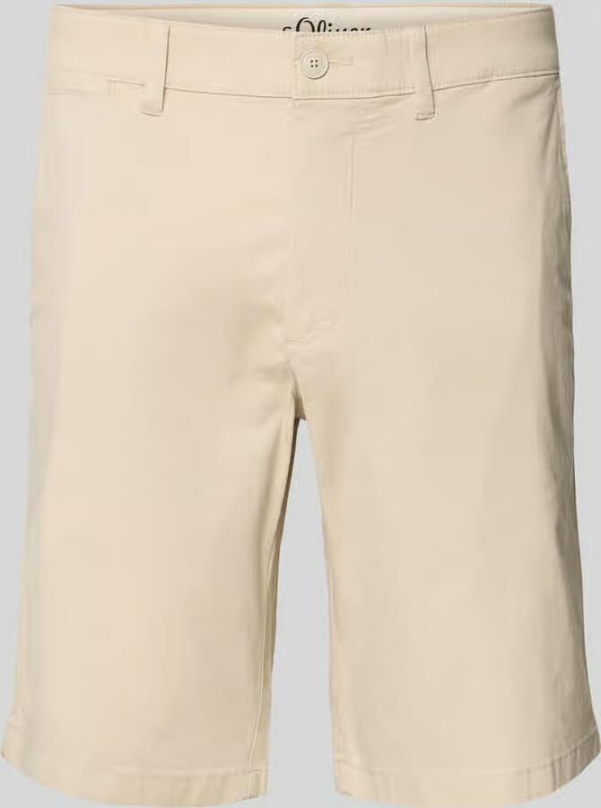 S.Oliver RED LABEL regular fit bermuda van katoenmix model 'PHOENIX' - Foto 5