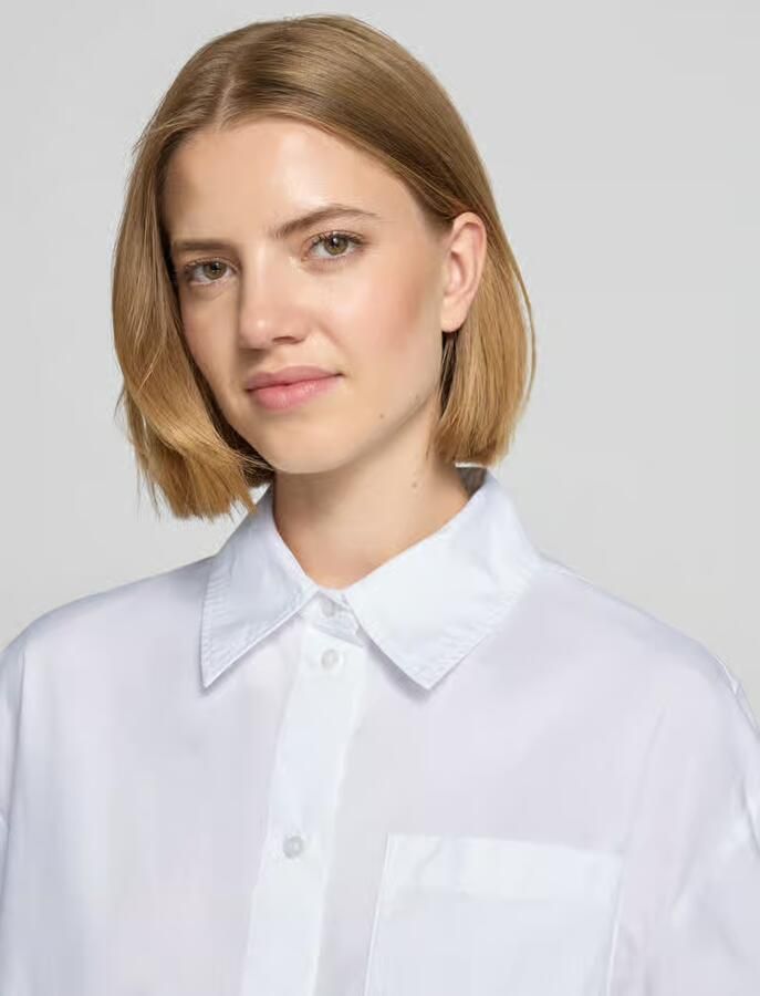S.Oliver RED LABEL regular fit blouse met korte mouwen van puur katoen - Foto 2