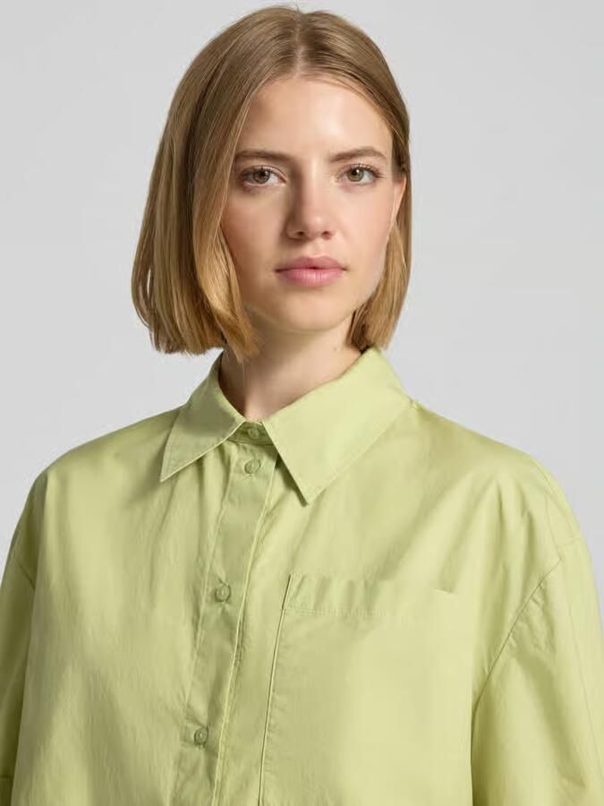 S.Oliver RED LABEL regular fit blouse met korte mouwen van puur katoen - Foto 2