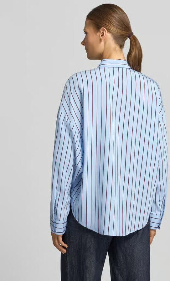 S.Oliver RED LABEL Regular fit blouse met lange mouwen met opgestikte borstzak - Foto 6