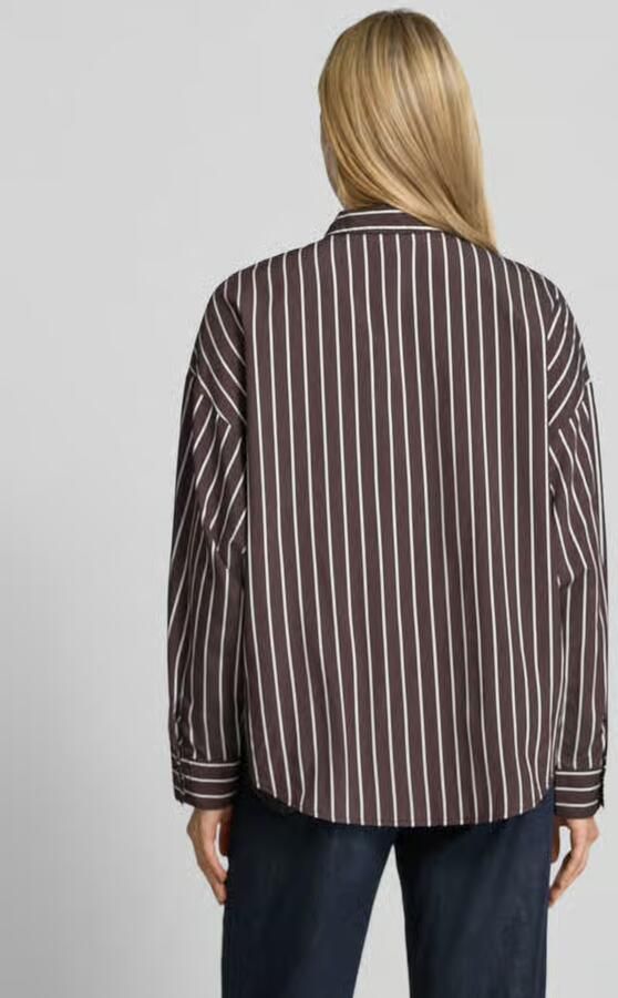 S.Oliver RED LABEL Regular fit blouse met lange mouwen met opgestikte borstzak - Foto 6