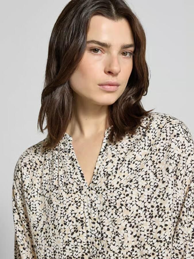 S.Oliver RED LABEL Regular fit blouse met lange mouwen van pure viscose - Foto 4