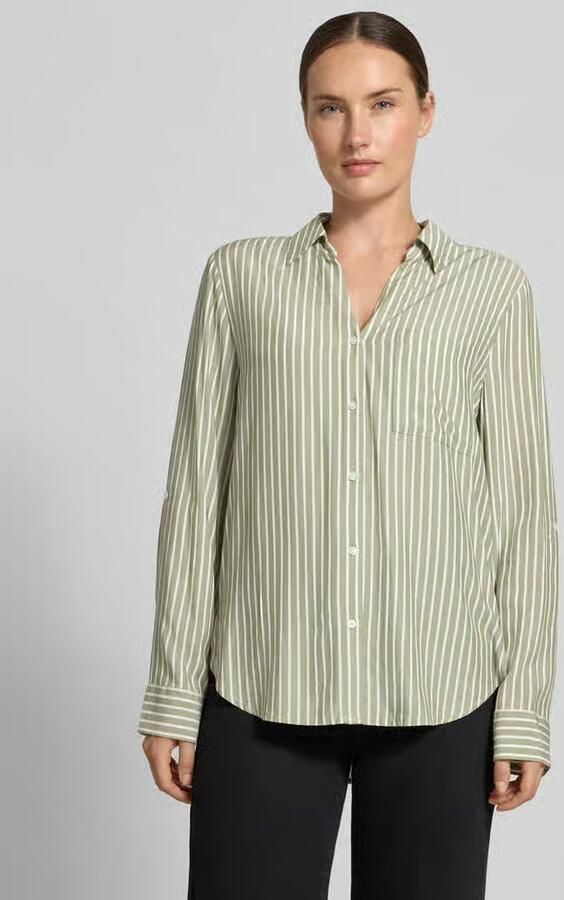S.Oliver RED LABEL Regular fit blouse met lange mouwen van pure viscose - Foto 5