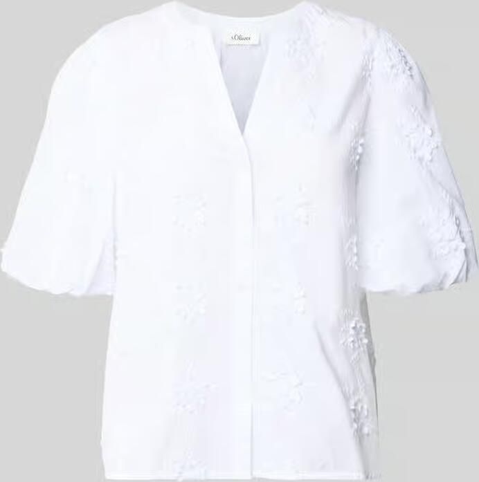 S.Oliver RED LABEL regular fit blouse van puur katoen - Foto 5