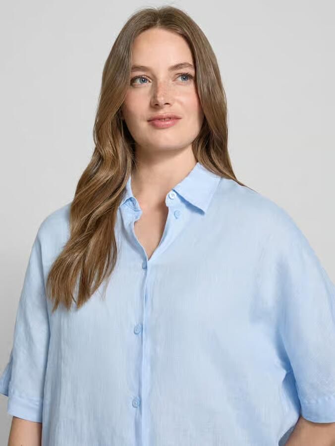 S.Oliver RED LABEL Regular fit blouse van puur linnen - Foto 5