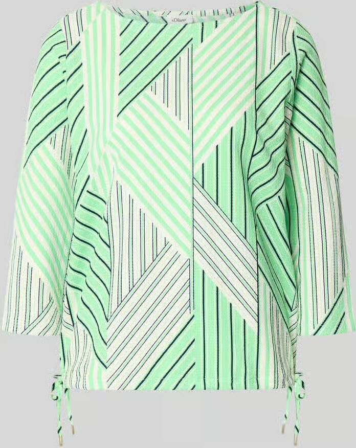 S.Oliver RED LABEL Regular fit blousetop met all-over motief - Foto 2