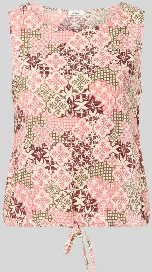 S.Oliver RED LABEL regular fit blousetop van viscosemix