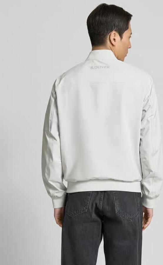 S.Oliver RED LABEL Regular fit blouson met opstaande kraag - Foto 3