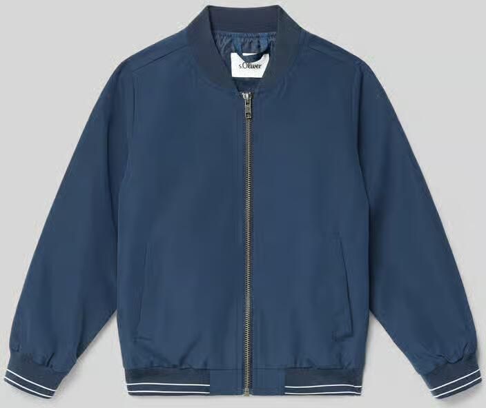 S.Oliver RED LABEL Regular fit blouson met steekzakken opzij