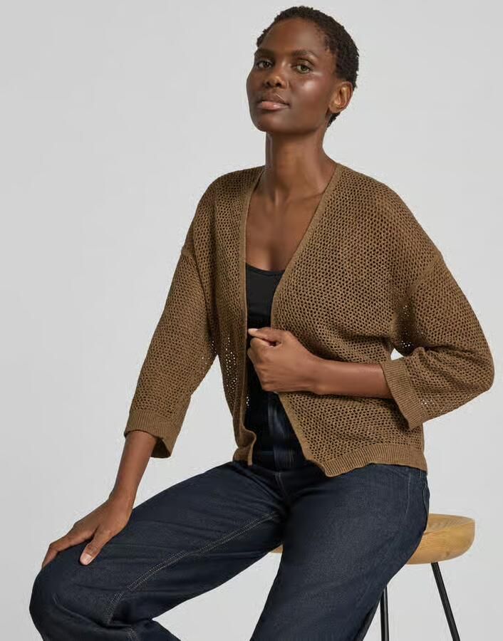 S.Oliver RED LABEL regular fit bolero van katoenmix