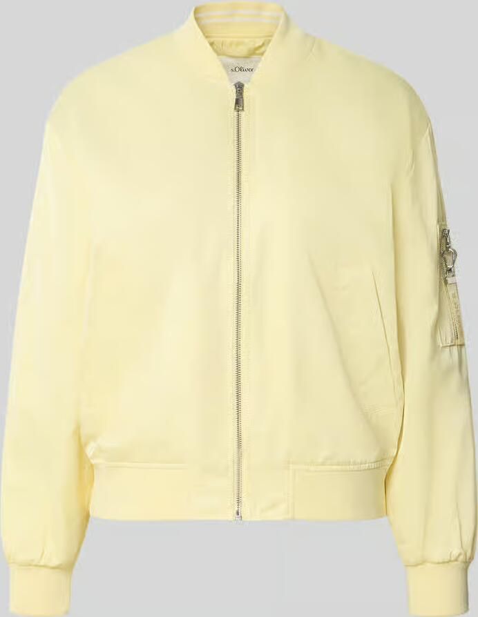 S.Oliver RED LABEL regular fit bomberjack met collegekraag - Foto 2