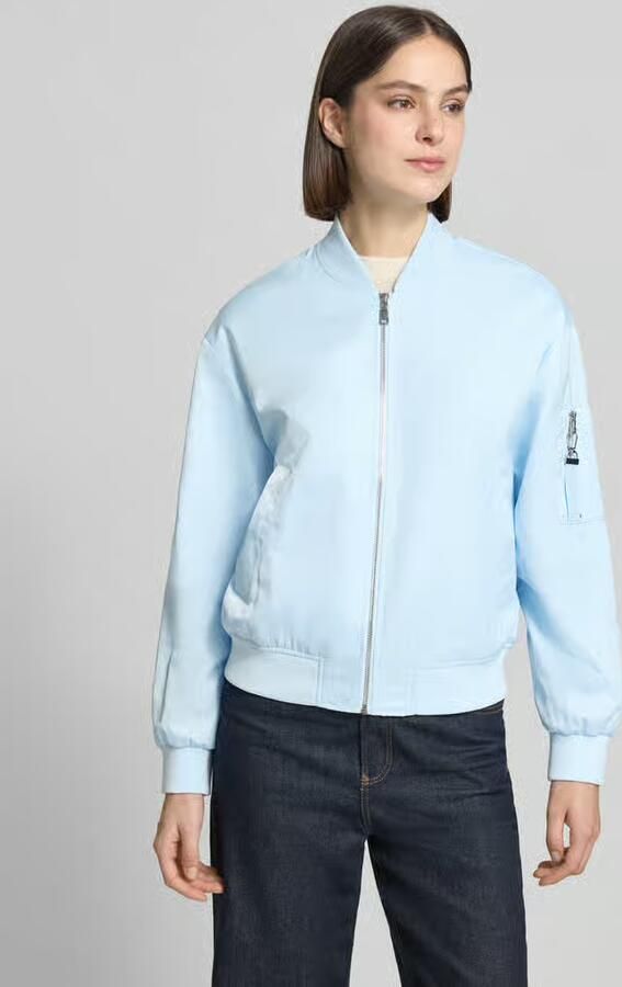 S.Oliver RED LABEL regular fit bomberjack met collegekraag - Foto 3