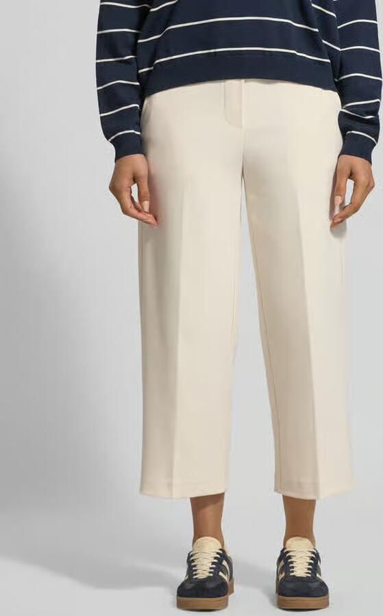 S.Oliver RED LABEL Regular fit Capribroek met viscose Met model 'Culotte' - Foto 2