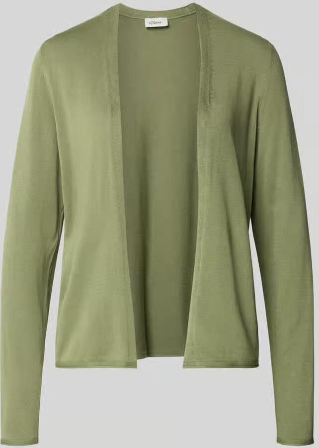 S.Oliver RED LABEL Regular fit cardigan van een mix van katoen en viscose