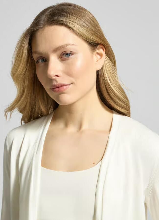 S.Oliver RED LABEL Regular fit cardigan van een mix van katoen en viscose - Foto 2