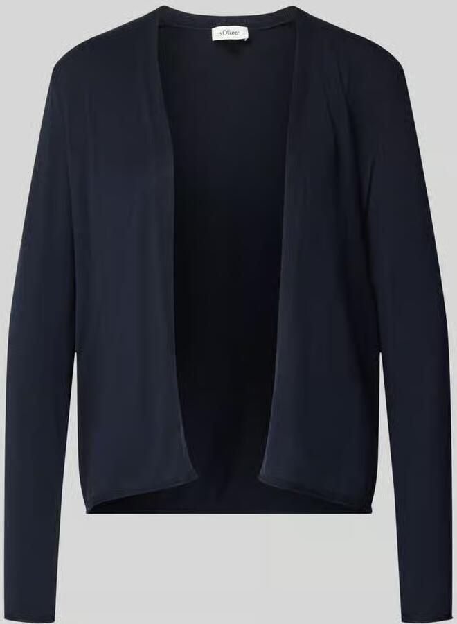S.Oliver RED LABEL Regular fit cardigan van een mix van katoen en viscose