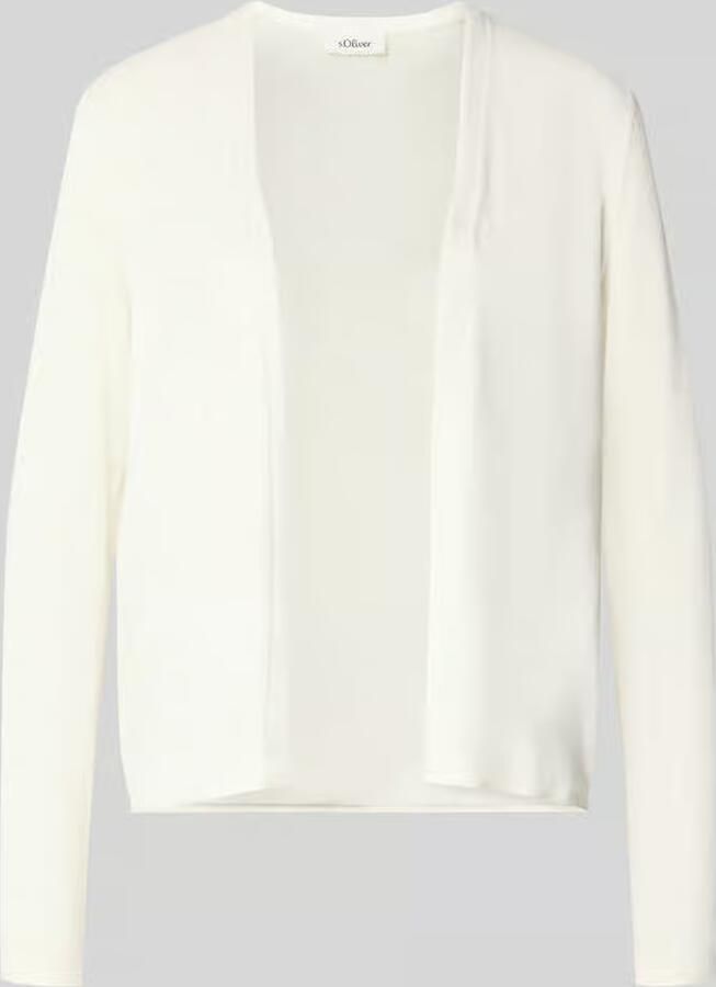 S.Oliver RED LABEL Regular fit cardigan van een mix van katoen en viscose