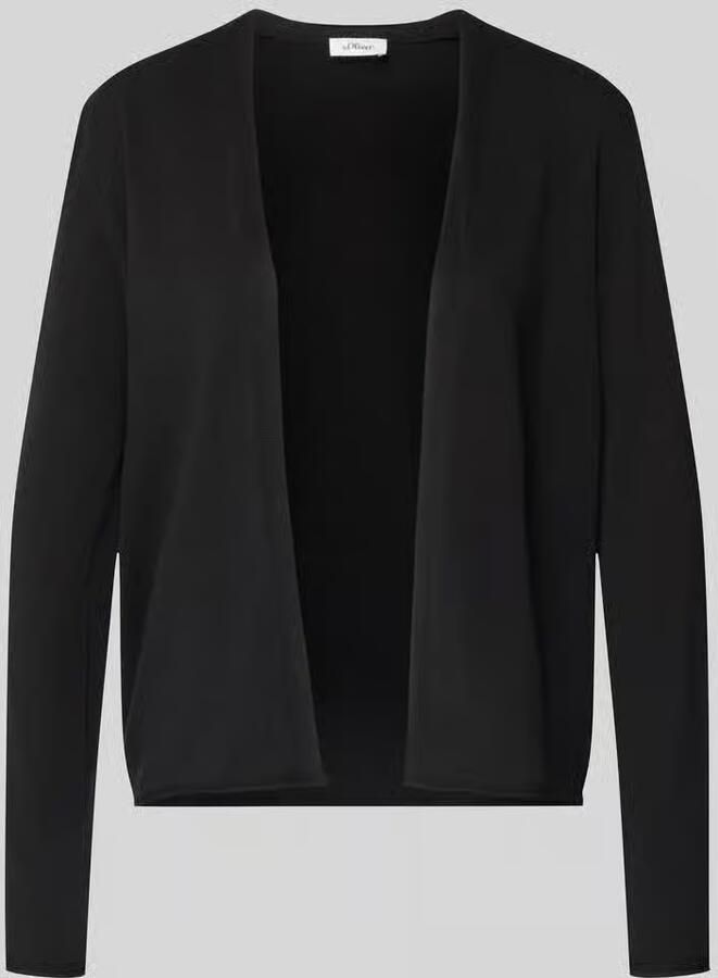 S.Oliver RED LABEL Regular fit cardigan van een mix van katoen en viscose