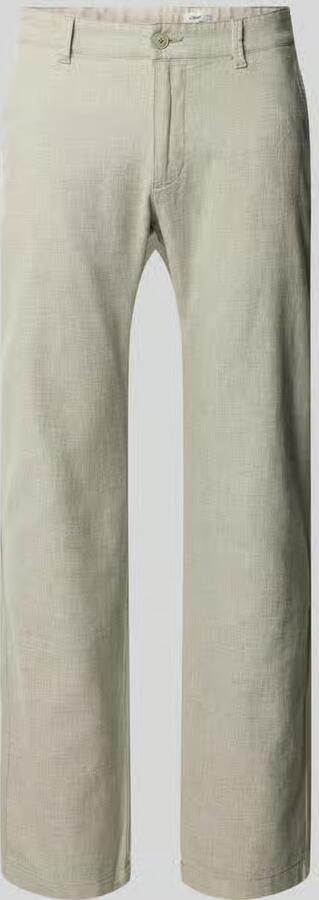 S.Oliver RED LABEL regular fit chino van een katoen-linnenmix model 'PHOENIX' - Foto 4