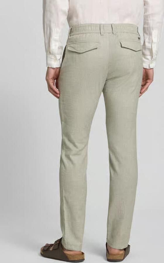 S.Oliver RED LABEL regular fit chino van een katoen-linnenmix model 'PHOENIX' - Foto 4