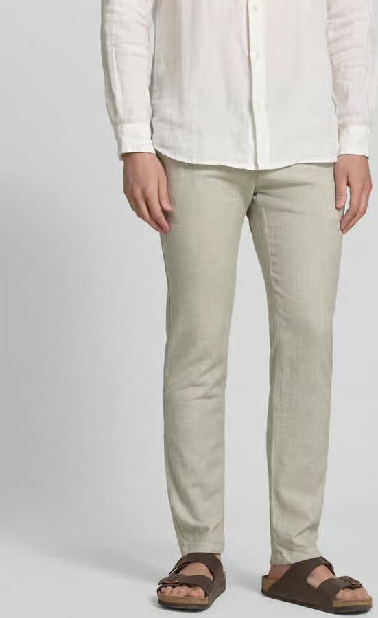 S.Oliver RED LABEL regular fit chino van een katoen-linnenmix model 'PHOENIX' - Foto 5