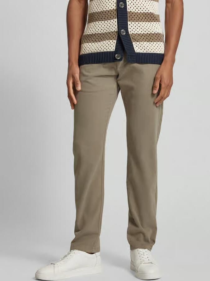 S.Oliver RED LABEL Regular fit chino van katoen-stretch - Foto 4