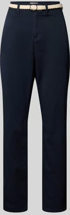 S.Oliver tapered regular waist casual broek marineblauw - Foto 6