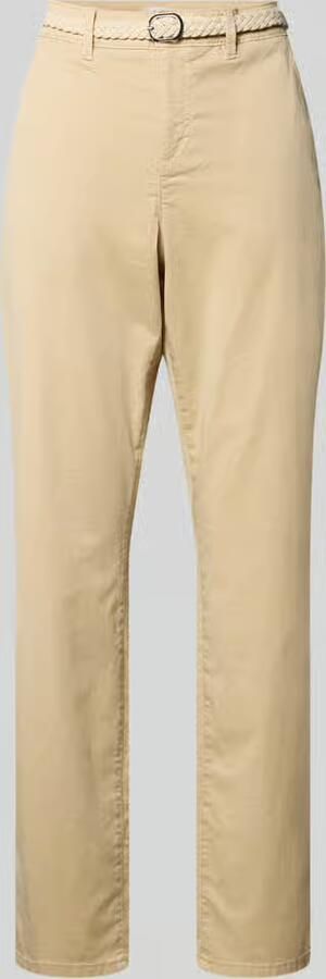 S.Oliver tapered regular waist casual broek beige - Foto 4