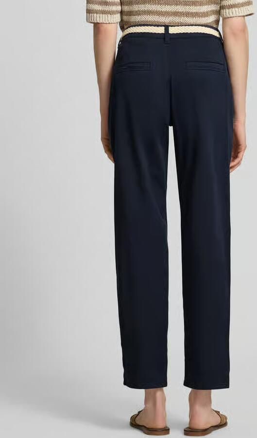 S.Oliver tapered regular waist casual broek marineblauw - Foto 3
