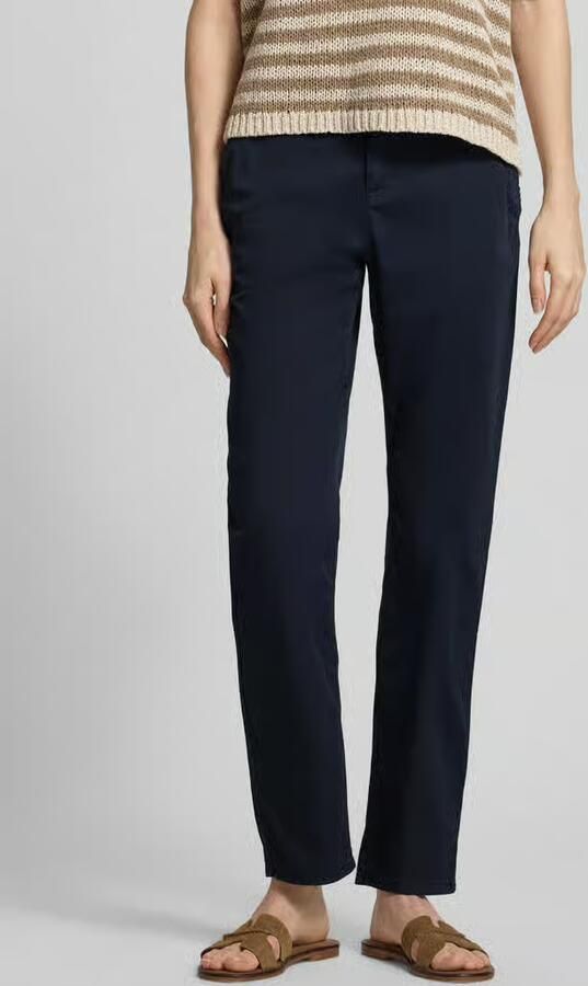 S.Oliver tapered regular waist casual broek marineblauw - Foto 5