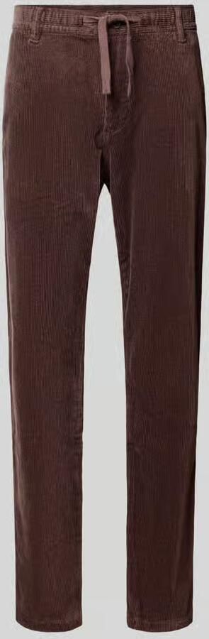S.Oliver RED LABEL Regular fit corduroy broek met trekkoord bij de taille - Foto 3