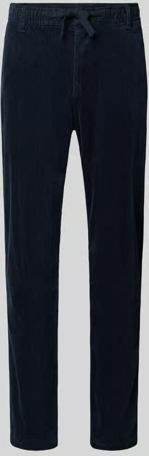 S.Oliver RED LABEL Regular fit corduroy broek met trekkoord bij de taille