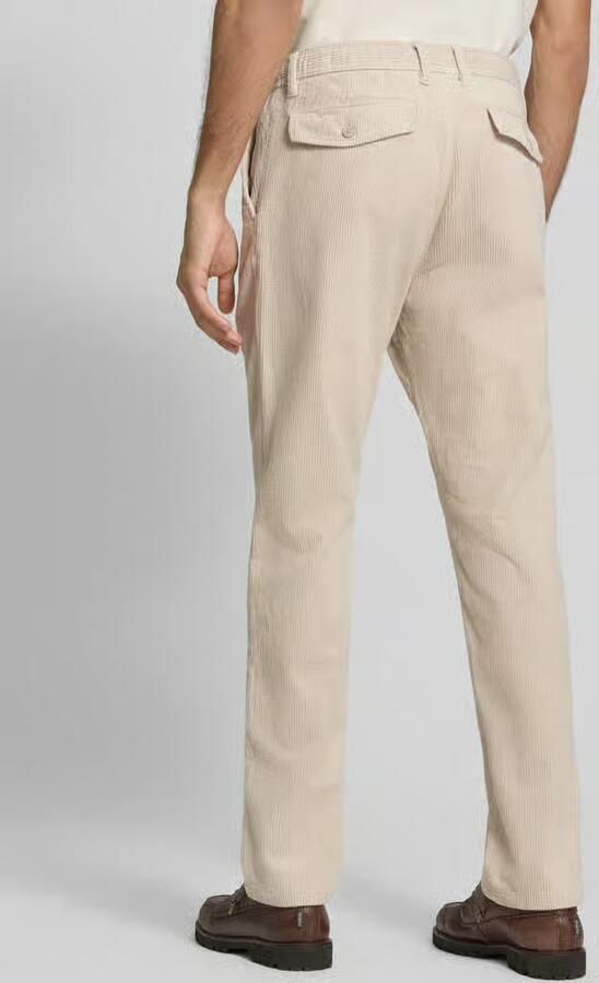 S.Oliver RED LABEL Regular fit corduroy broek met trekkoord bij de taille - Foto 4