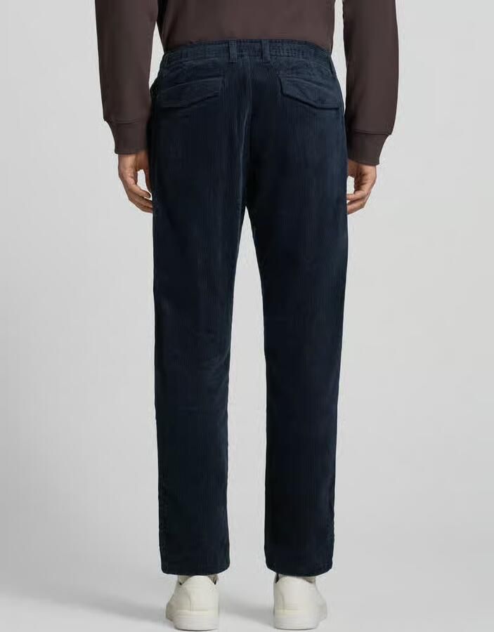 S.Oliver RED LABEL Regular fit corduroy broek met trekkoord bij de taille - Foto 2